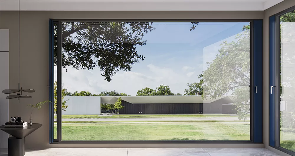 Innovatív mikroszellőzős alumínium ablakok modern lakó- és kereskedelmi épületekhez