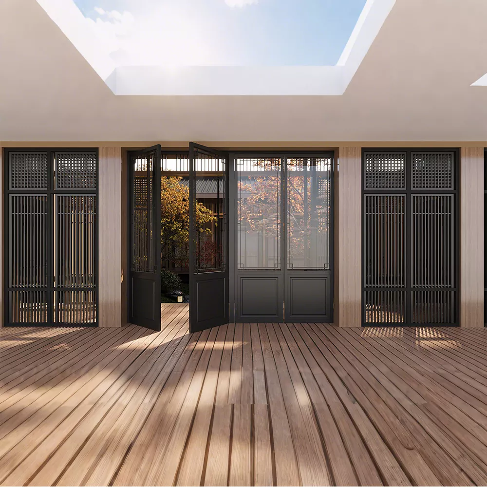 Kínai antik stílusú külső ablak